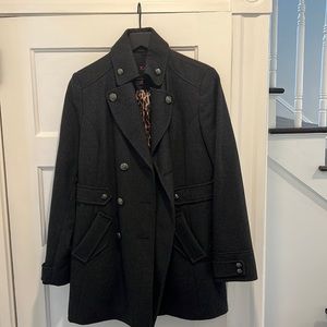 Betsy Johnson pea coat grey